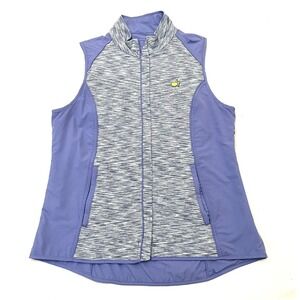 Masters Reversible Magnolia Lane Tech Vest Women's Medium Blue Golf Lightweight